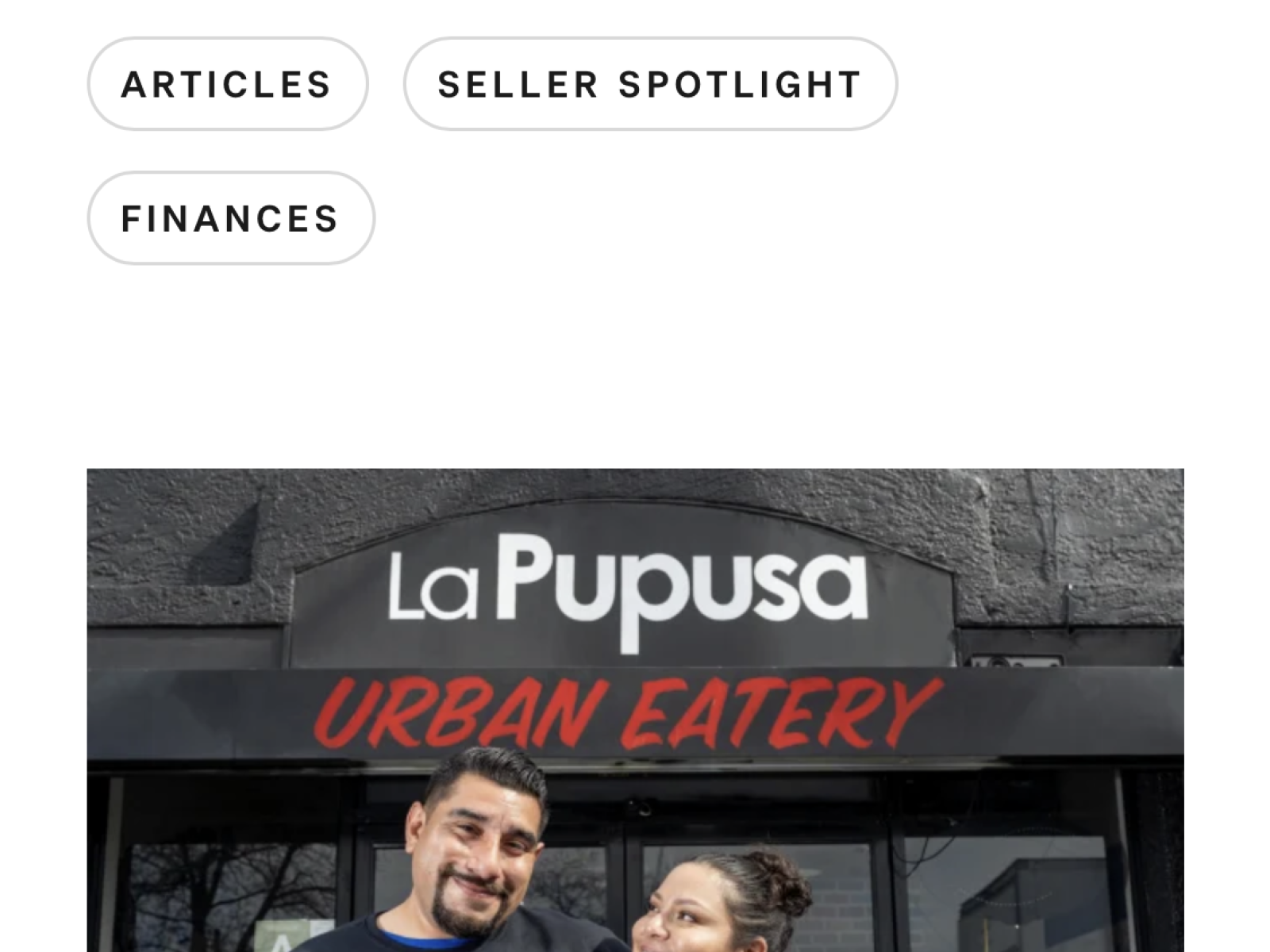Main image for business titled La Pupusa Urban Eatery 