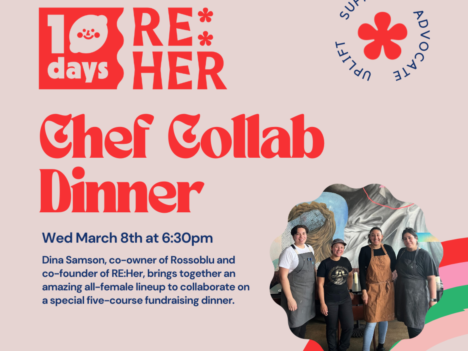Main image for offer titled RE:Her Chef Collaboration 5-Course Dinner: March 8